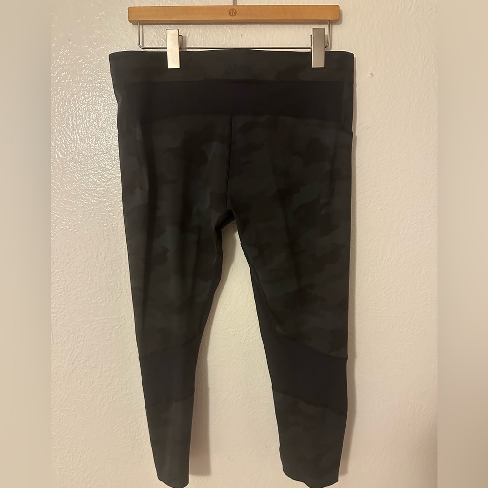 lululemon athletica Black Camouflage Leggings